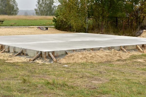 Slab Foundation Installation in Johnstown