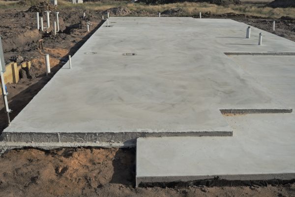Slab Foundation Construction in Johnstown