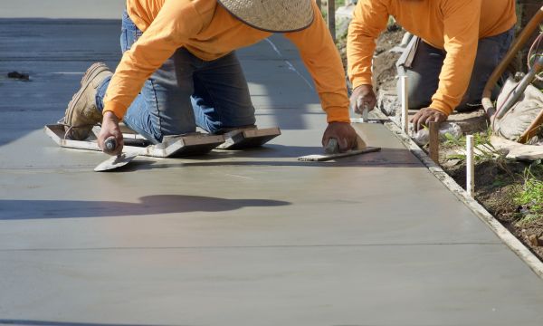 Cement Pad Construction in Johnstown