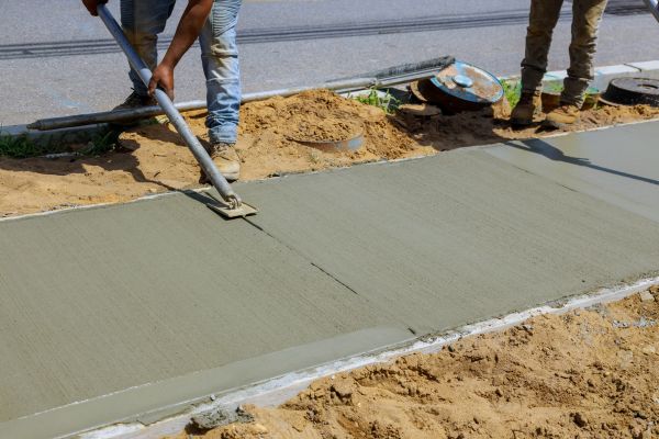 Cement Pathway Installation in Johnstown