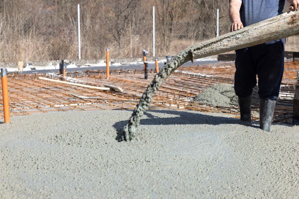 Pole Barn Slab Pouring in Johnstown