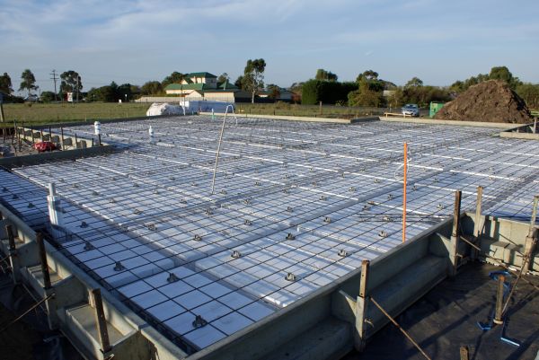 Barn Pad Construction in Johnstown