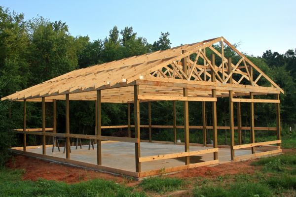 Barn Pad Installation in Johnstown