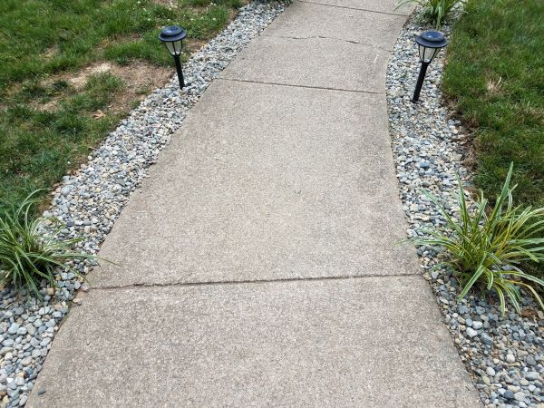 Cement Path Construction in Johnstown